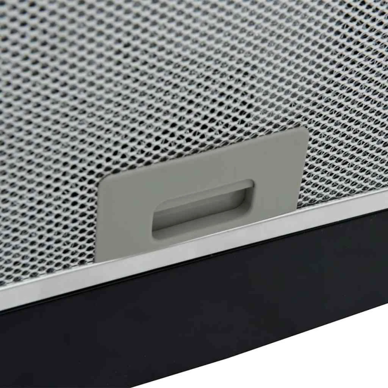 vidaXL virtuves salas tvaika nosūcējs, skārienjutīgs LCD, stikls