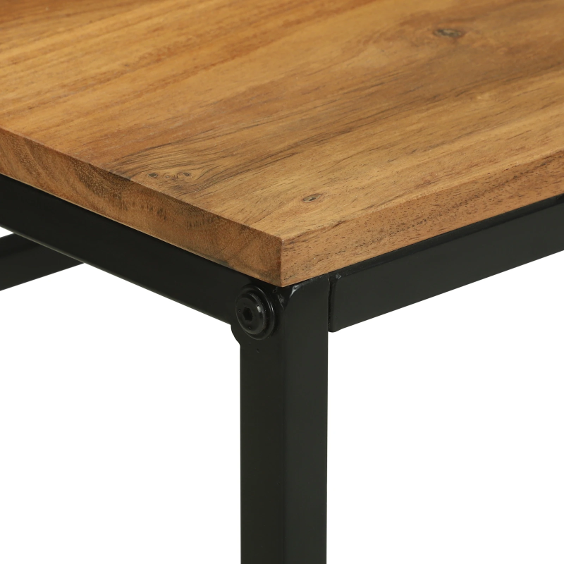 vidaXL Datorgalds ar atvilktni ar uzglabāšanu Brūna 110 x 50 x 87 cm