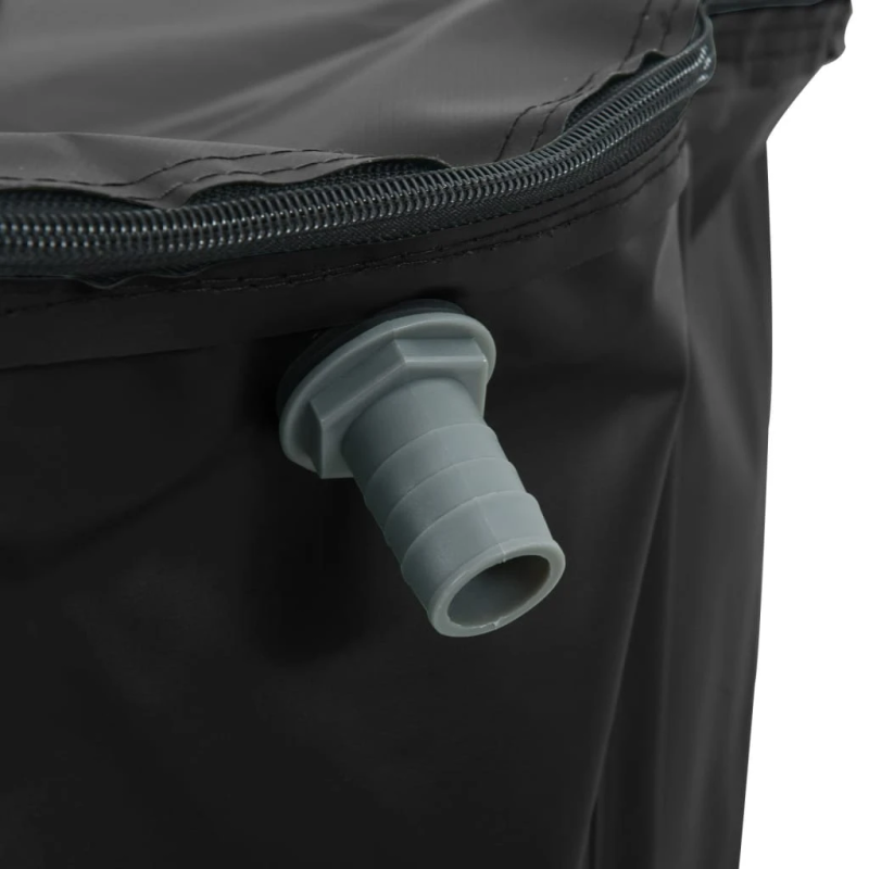 vidaXL ūdens tvertne ar krānu, saliekama, 750 L, PVC