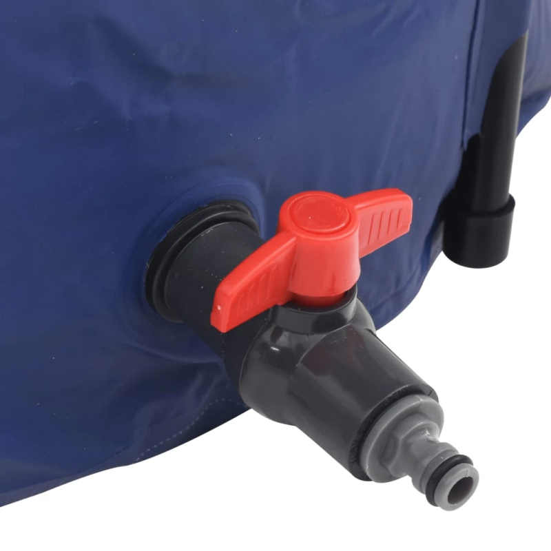 vidaXL ūdens tvertne ar krānu, saliekama, 750 L, PVC