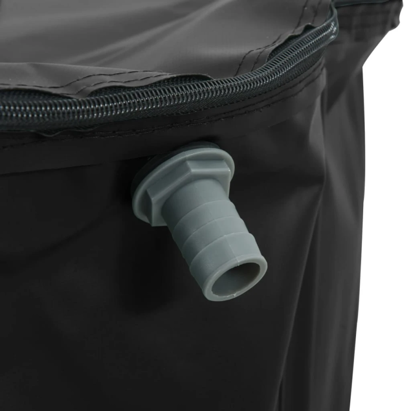 vidaXL ūdens tvertne ar krānu, saliekama, 380 L, PVC