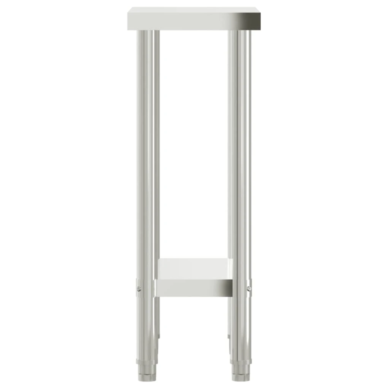 vidaXL virtuves darba galds, 55x30x85 cm, nerūsējošs tērauds