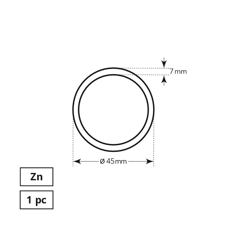 Gredzens ķēdes 7-45 1dd