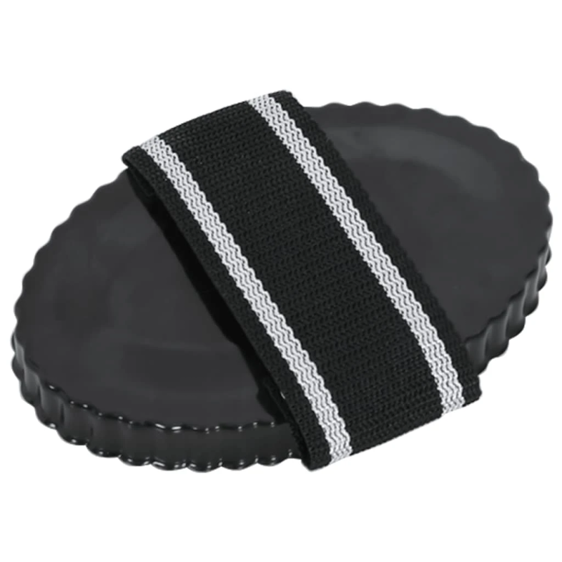 vidaXL zirgu ķemmes, 3 gab., melns tērauds