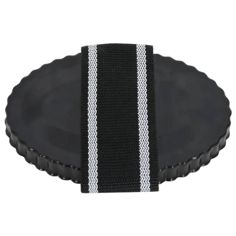 vidaXL zirgu ķemmes, 3 gab., melns tērauds