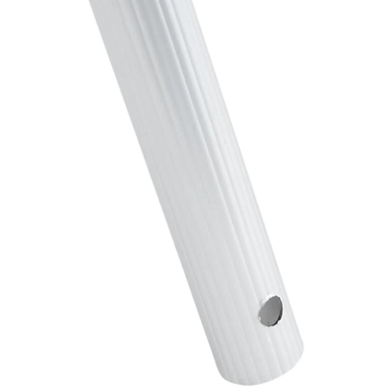 vidaXL dakšas kāts, teleskopisks, sudraba krāsas tērauds