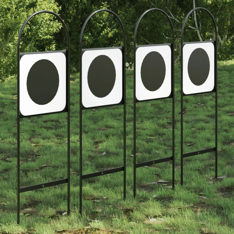 vidaXL iejādes burti, 4 gab., tērauds