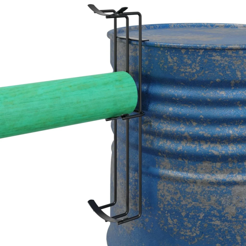 vidaXL statīvi barjerai, 2 gab., melns tērauds