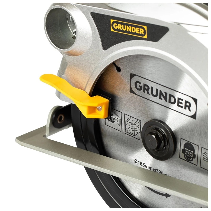 Ripzāģis grunder 1400w 185mm