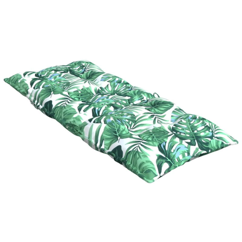 vidaXL krēslu spilveni, 2 gab., lapu apdruka, oksforda audums