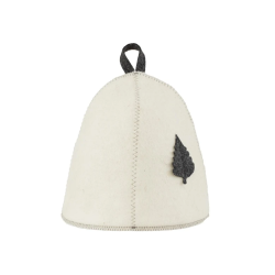 Cepure pirts ar dekoru balta flammifera