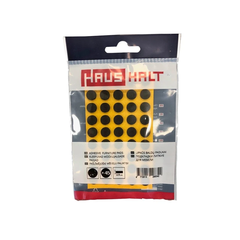 Mēbeļu gum. paliktņi d 9mm 45 haushalt