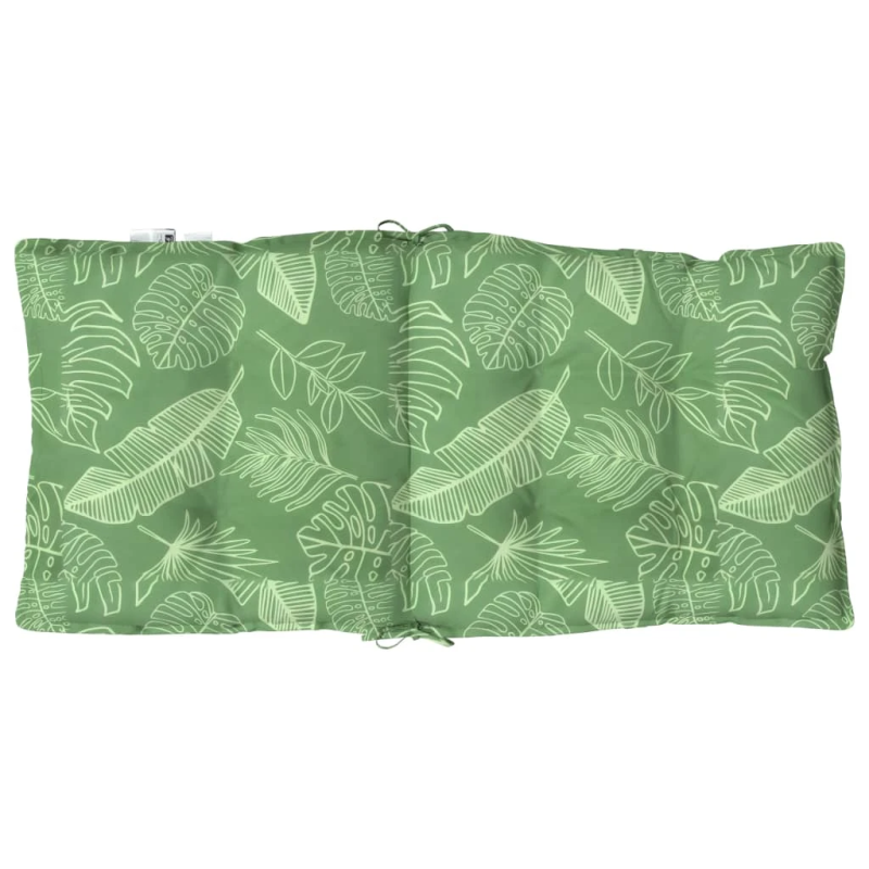 vidaXL krēslu matrači, 2 gab., lapu apdruka, oksforda audums