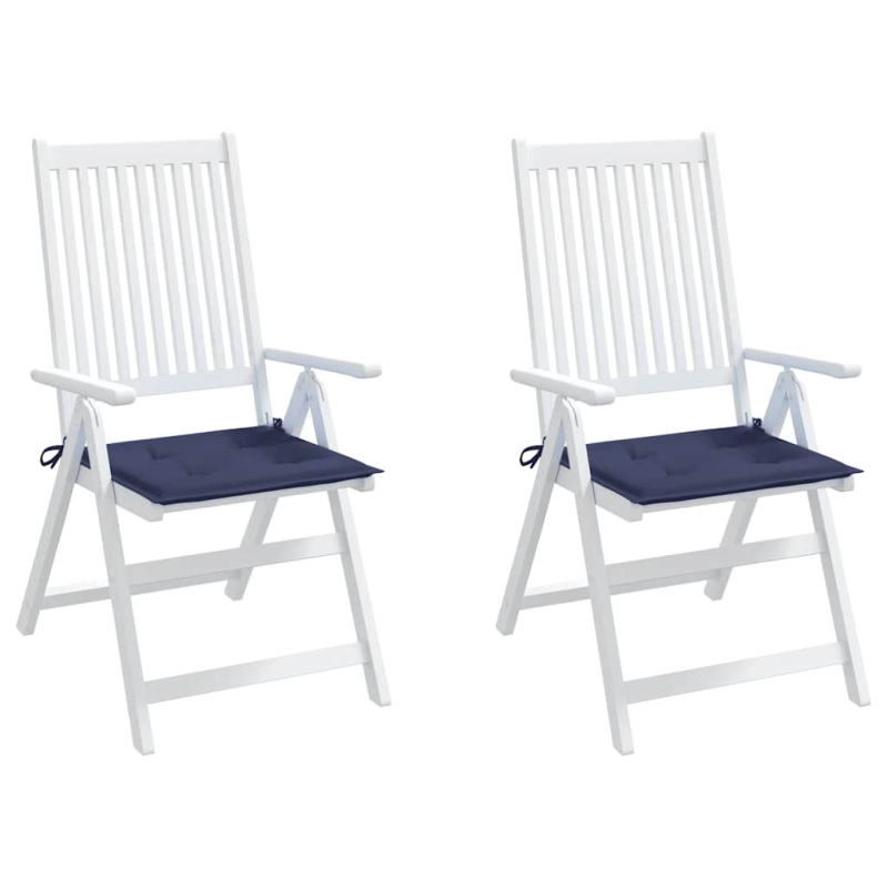 vidaXL palešu matrači, 2 gab., tumši zili, 40x40x4 cm, oksforda audums