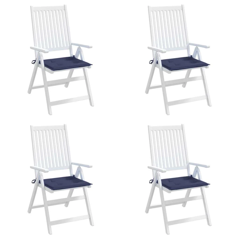 vidaXL palešu matrači, 4 gab., tumši zili, 40x40x4 cm, oksforda audums