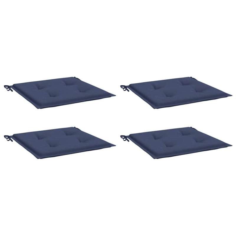 vidaXL palešu matrači, 4 gab., tumši zili, 50x50x4 cm, oksforda audums