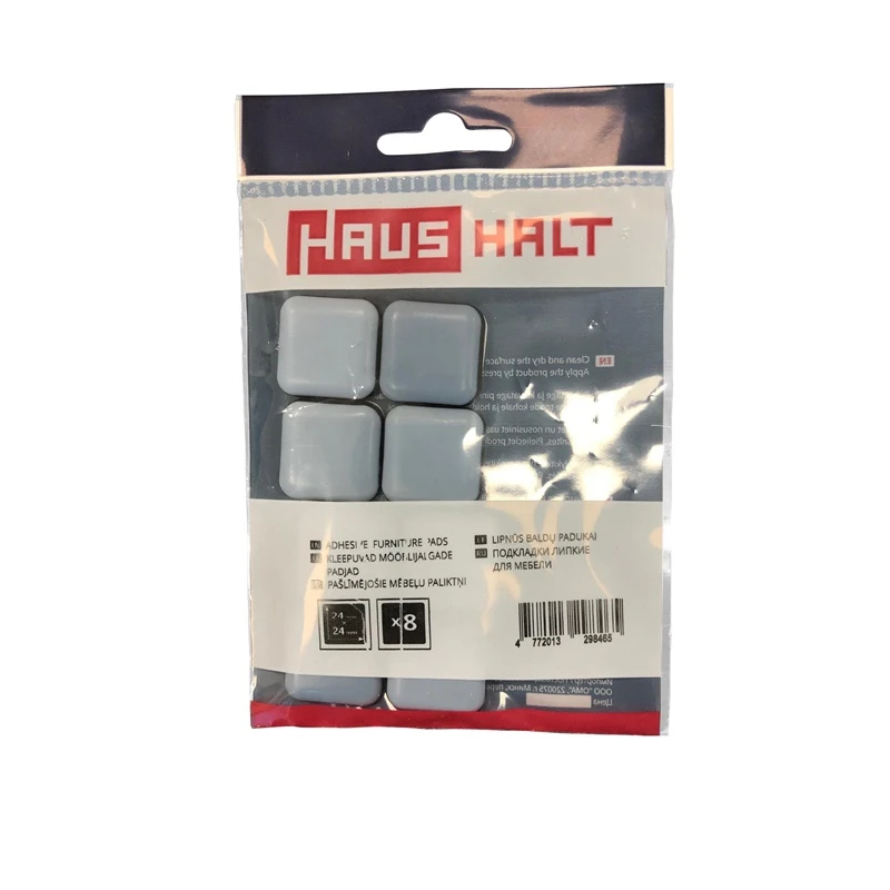 Slideni mēbeļu paliktņi 24x24mm 8 hausha