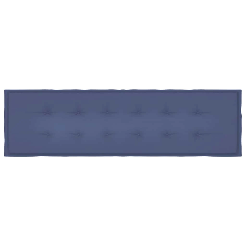 vidaXL dārza sola matracis, 180x50x4 cm, audums, tumši zils