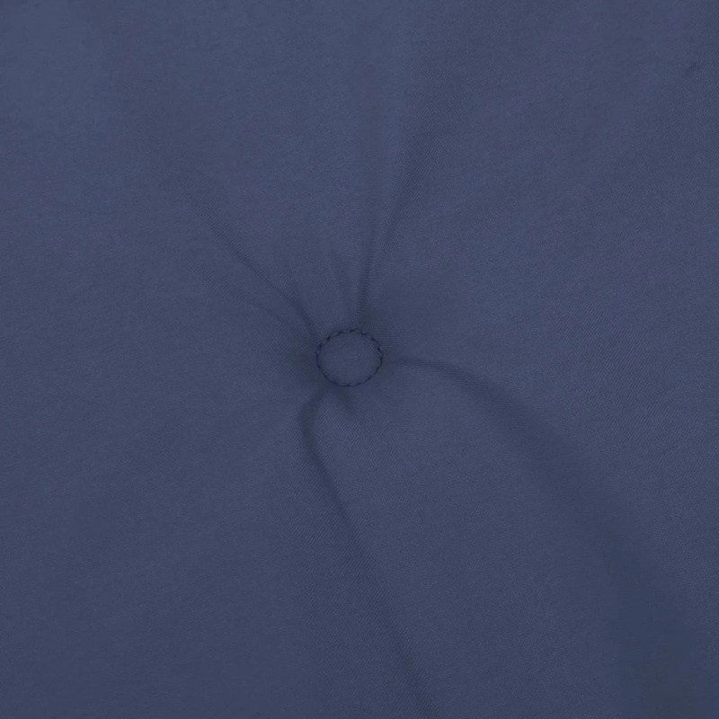 vidaXL dārza krēslu matrači, 6 gab., tumši zils audums