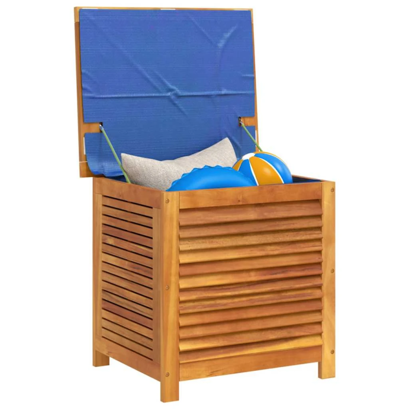 vidaXL dārza uzglabāšanas kaste, 60x50x56 cm, akācijas masīvkoks