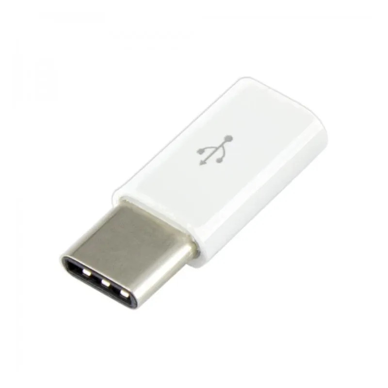 Sbox AD.USB-C W Micro USB 2.0 F. - TYPE C M. White