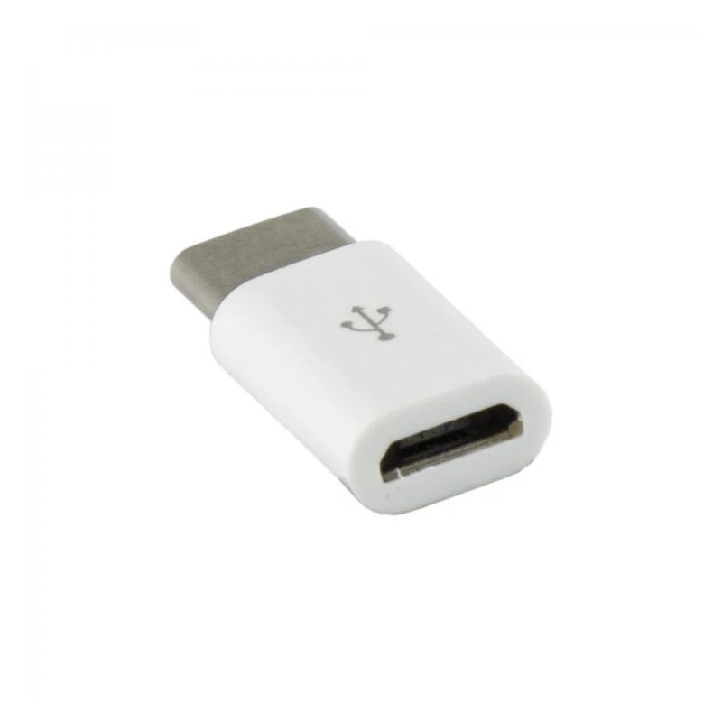 Sbox AD.USB-C W Micro USB 2.0 F. - TYPE C M. White