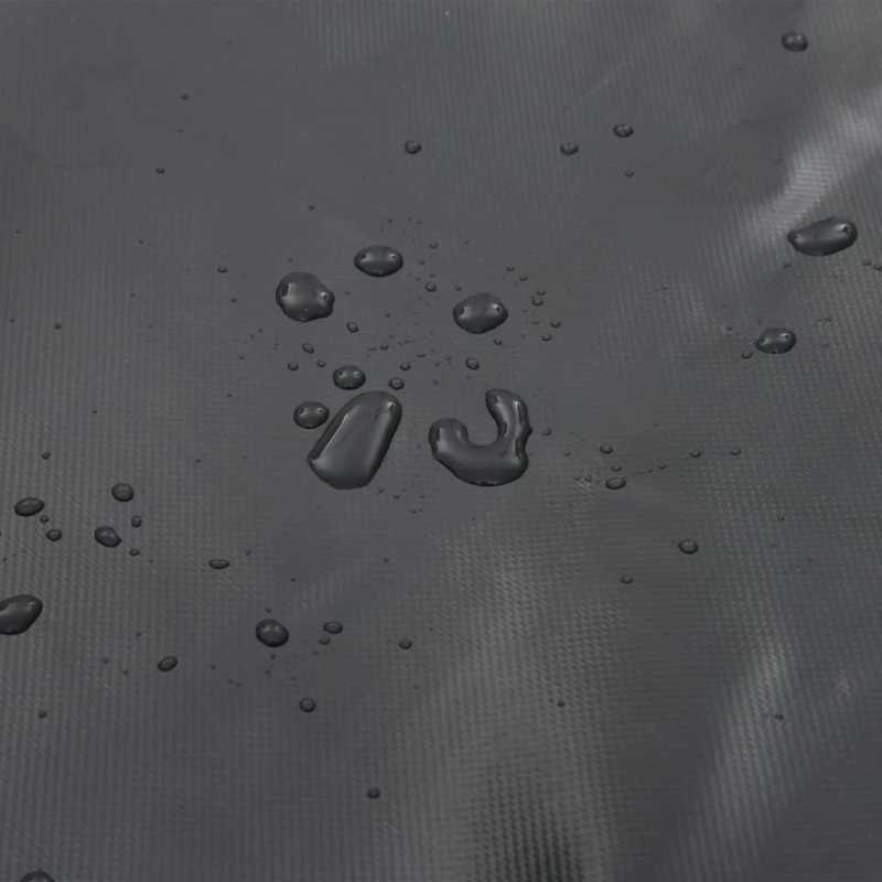 vidaXL brezenta pārklājs, antracītpelēks, 6x8 m, 650 g-m²