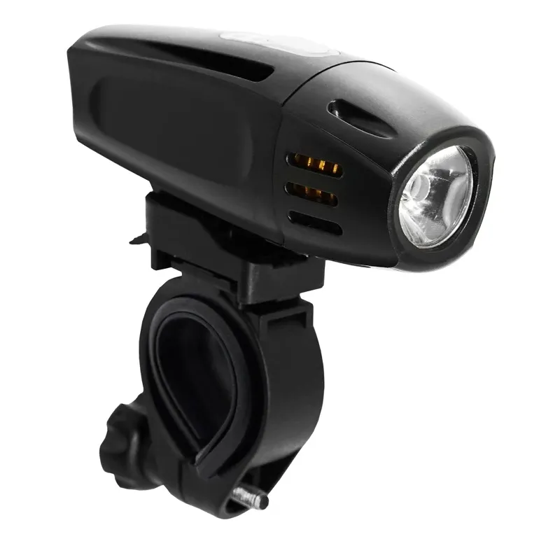 Velosipēdu lukturis, uzlādējams Outliner XC-241, plastmasa, melna krās.