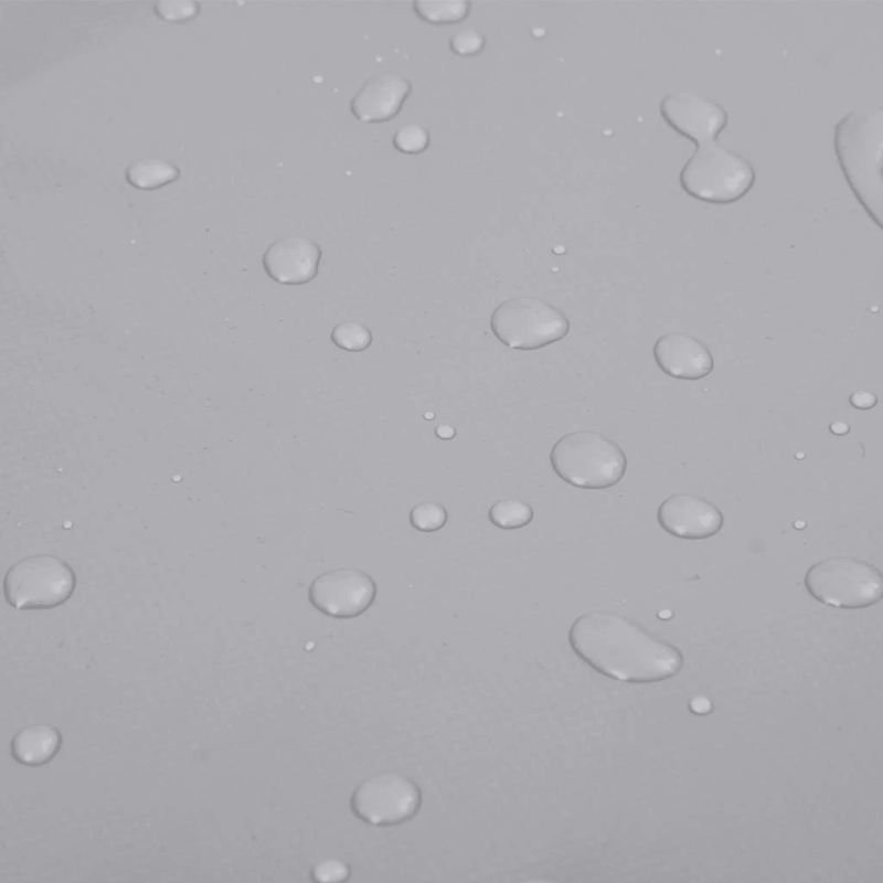 vidaXL brezenta pārklājs, pelēks, 4x6 m, 650 g-m²