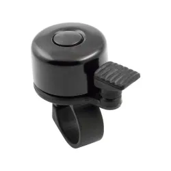 Dviračio skambutis Outliner, aliuminis, juoda sp.