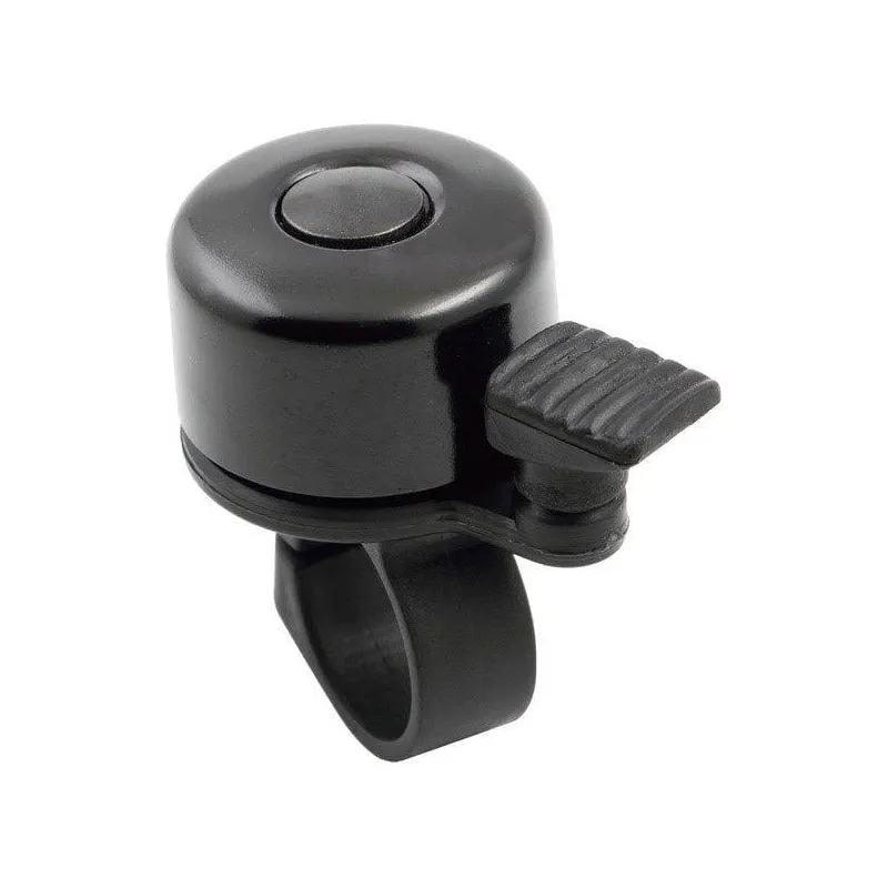 Velosipēda zvans Outliner, alumīnijs, melna krās.