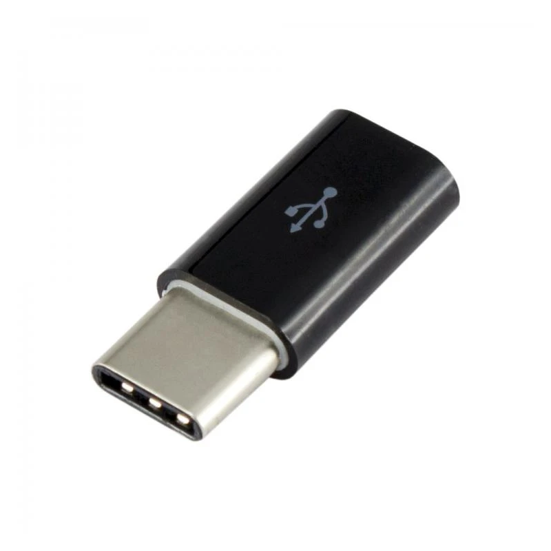 Sbox Micro USB 2.0 F. - TYPE C M. Black AD.USB-C B