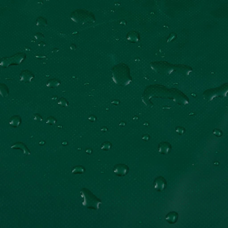 vidaXL brezenta pārklājs, zaļš, 5x5 m, 650 g-m²