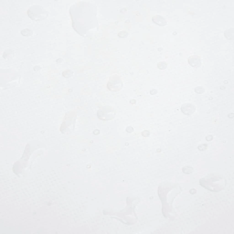 vidaXL brezenta pārklājs, balts, 3x5 m, 650 g-m²