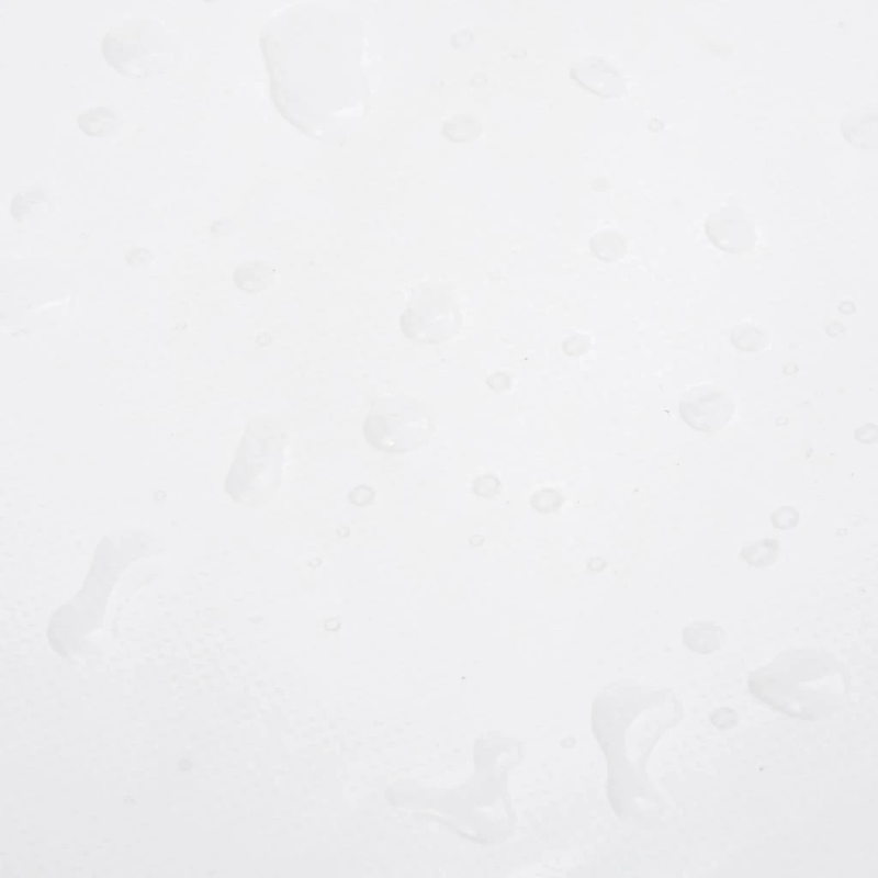 vidaXL brezenta pārklājs, balts, 5x6 m, 650 g-m²