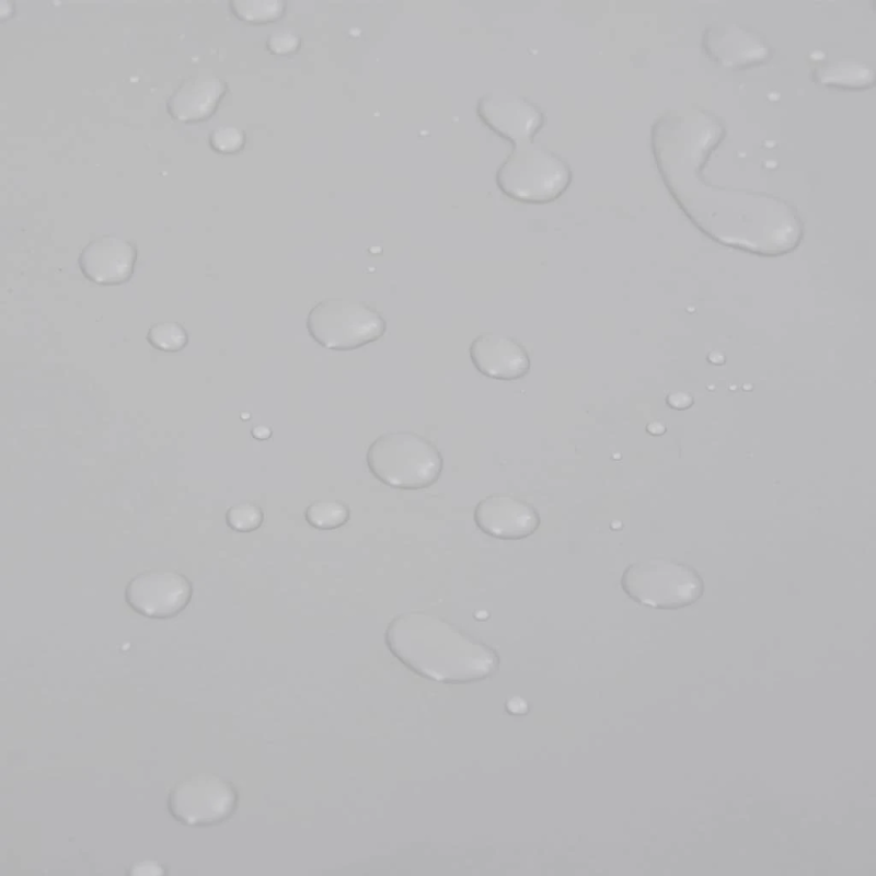 vidaXL brezenta pārklājs, pelēks, DIA 2,6 m, 650 g-m²