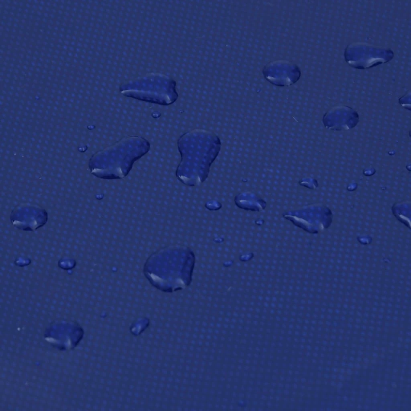 vidaXL brezenta pārklājs, zils, DIA 2,4 m, 650 g-m²