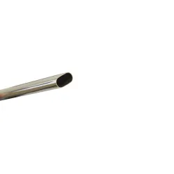 Steel oval tube.30x15mm dia1000mm.chrome