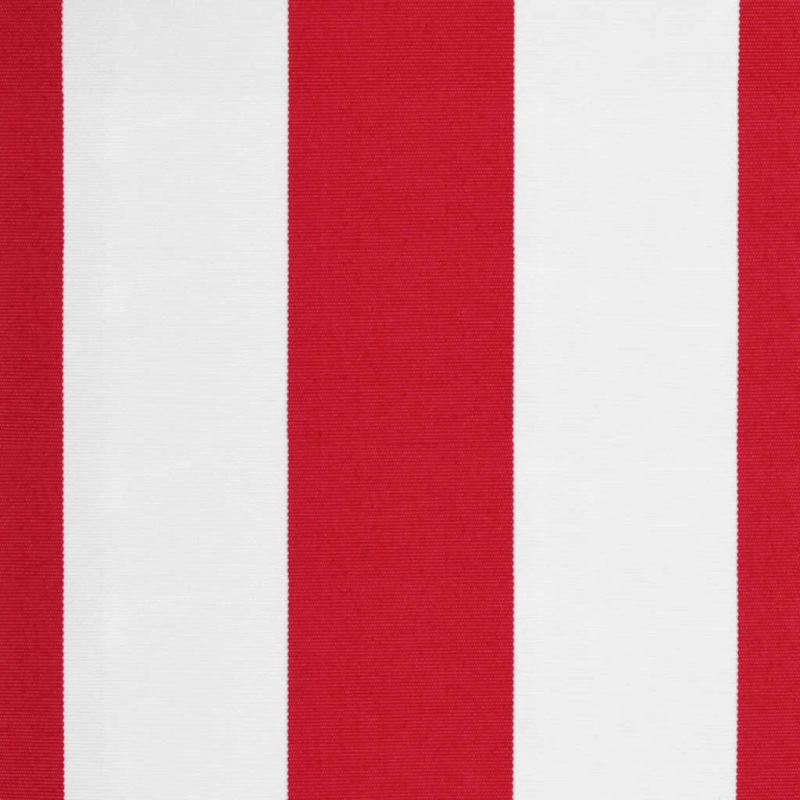 vidaXL nojumes maiņas jumts, sarkanas un baltas svītras, 3x2,5 m