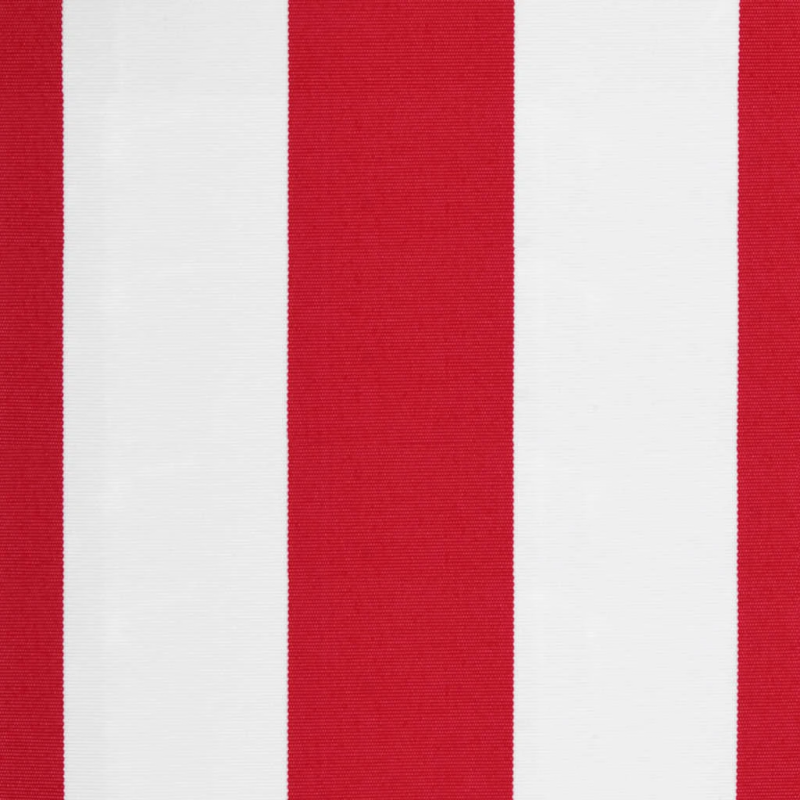 vidaXL nojumes maiņas jumts, sarkanas un baltas svītras, 5x3,5 m