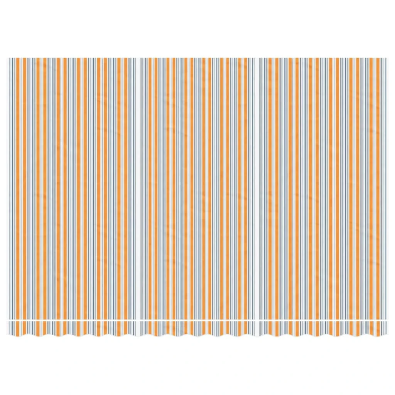 vidaXL nojumes maiņas jumts, daudzkrāsainas svītras, 4,5x3 m