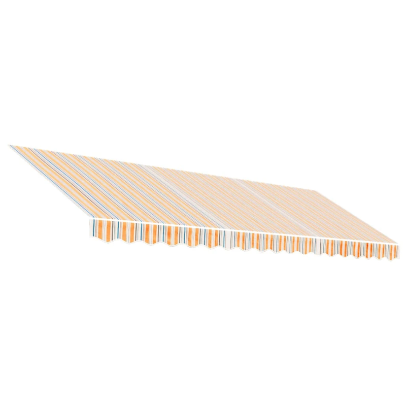 vidaXL nojumes maiņas jumts, daudzkrāsainas svītras, 4,5x3 m