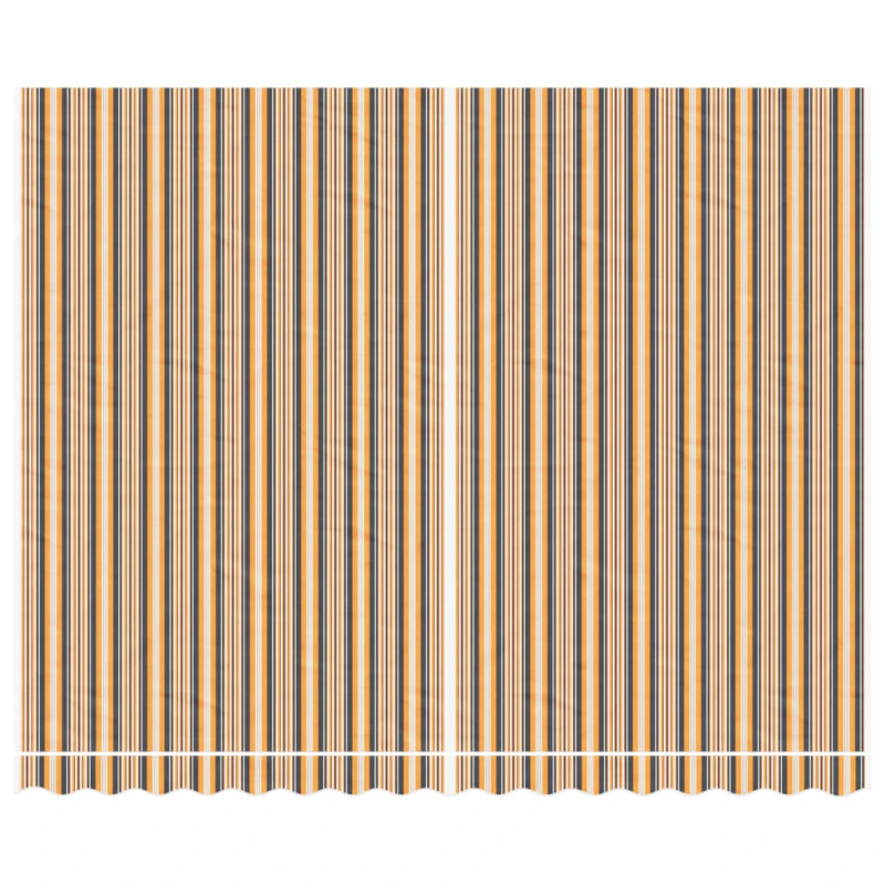 vidaXL nojumes maiņas jumts, daudzkrāsainas svītras, 4x3 m