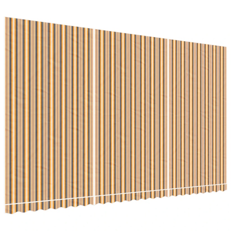 vidaXL nojumes maiņas jumts, daudzkrāsainas svītras, 6x3,5 m