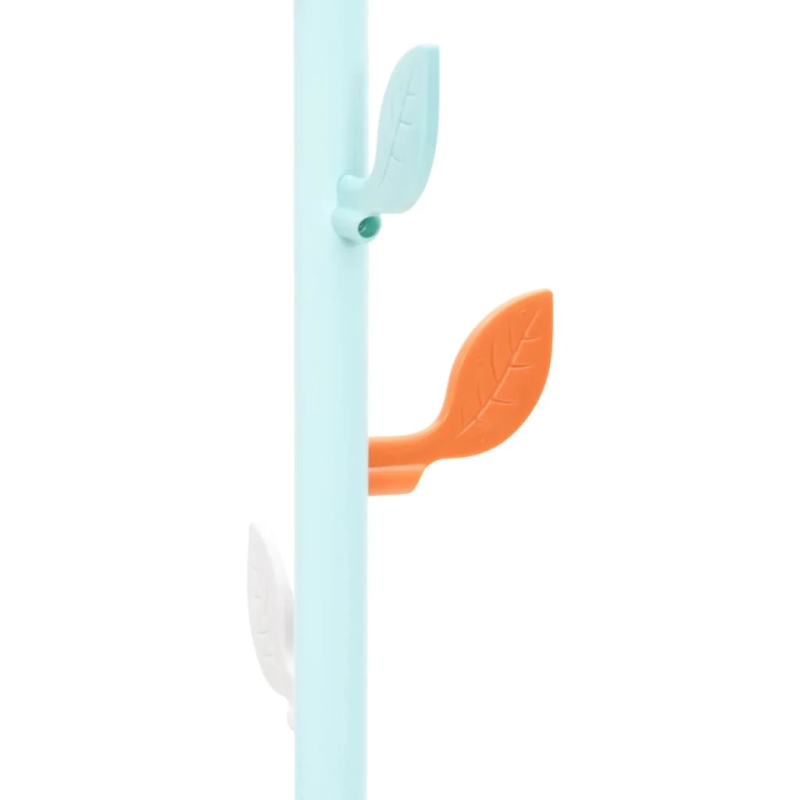 vidaXL mēteļu pakaramais, zils, 172 cm, pulverkrāsota dzelzs