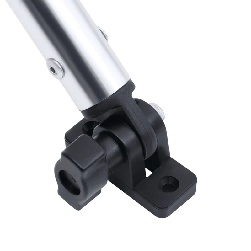 vidaXL divloku motorlaivas jumts, melna, 180x150x110 cm