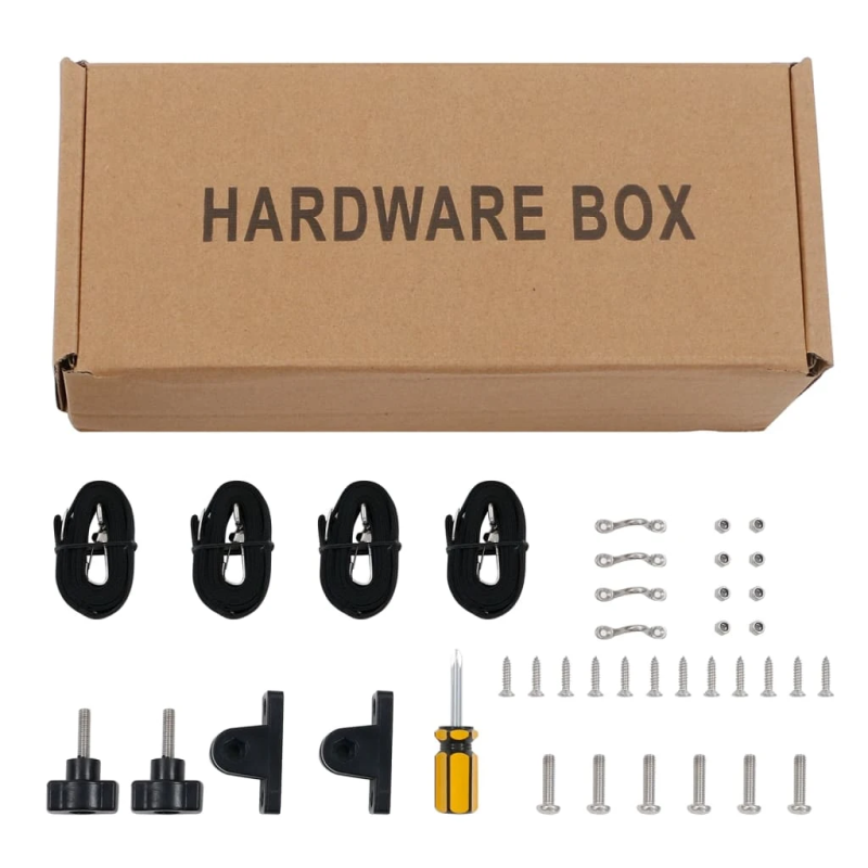 vidaXL trīsloku motorlaivas jumts, pelēks, 183x160x137 cm