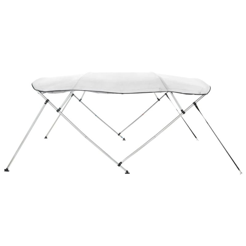 vidaXL četruloku motorlaivas jumts ar sānu sienām, 243x,230-244,x137cm