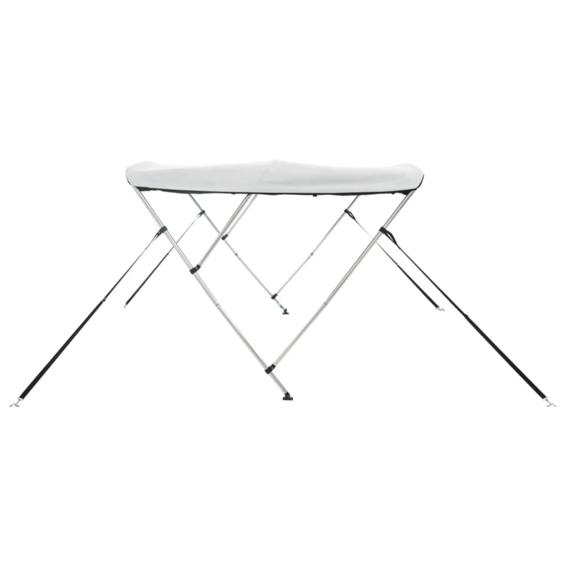 vidaXL trīsloku motorlaivas jumts ar tīkla sienām, 183x,170-182,x137cm