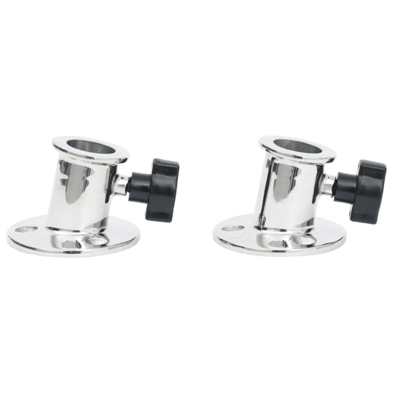 vidaXL laivas jumta stiprinājumi, 2 gb., apaļi, 26 mm caurule, tērauds